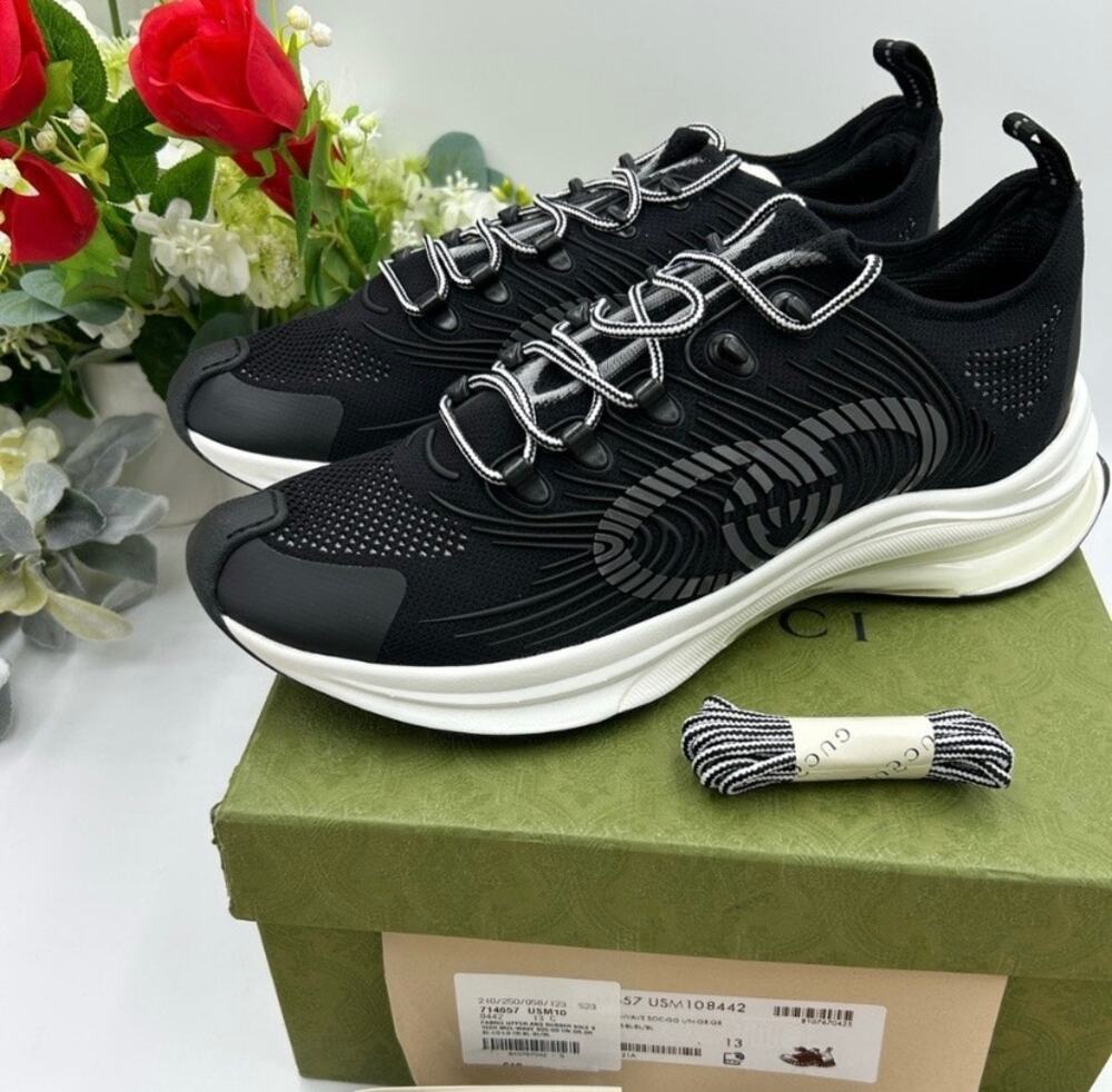 Men's Gucci interlocking G run trainer size 13 made in Italy